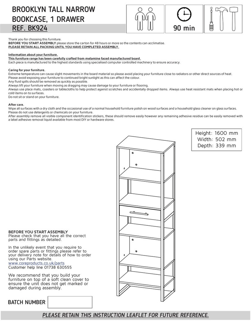 Core Products BROOKLYN BK924 Manual Core Products BROOKLYN BK924 Manual