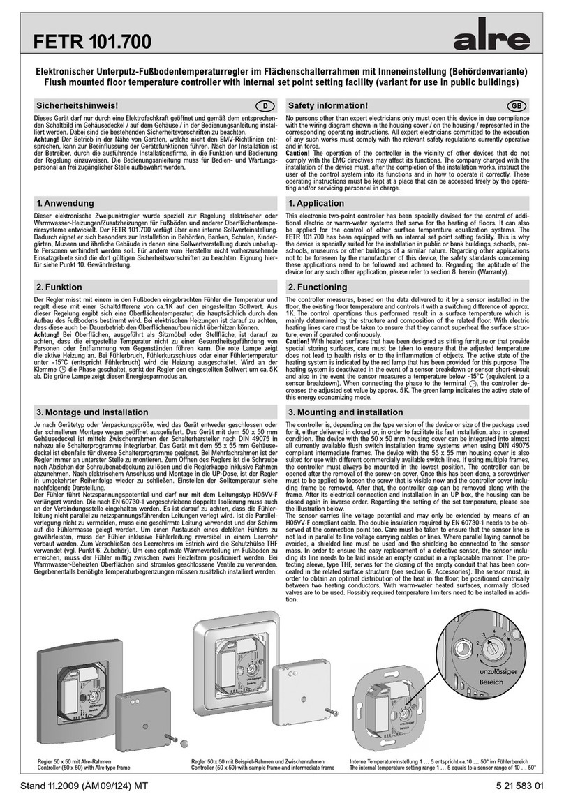 alre FETR 101.700 manual
