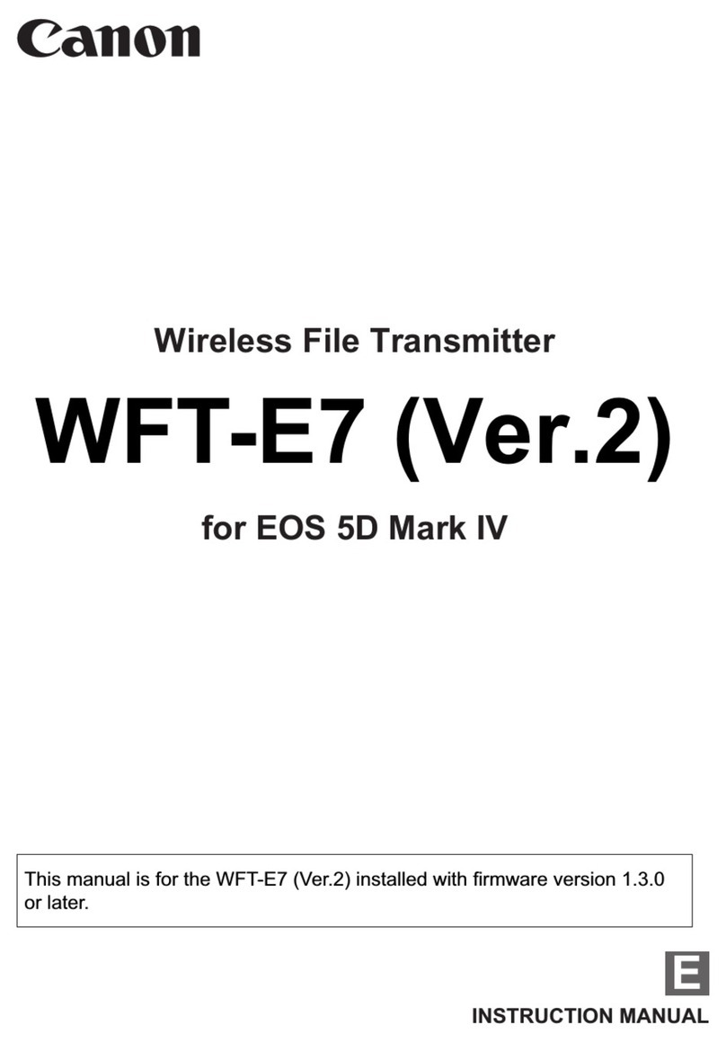 Canon WFT-E7 User manual