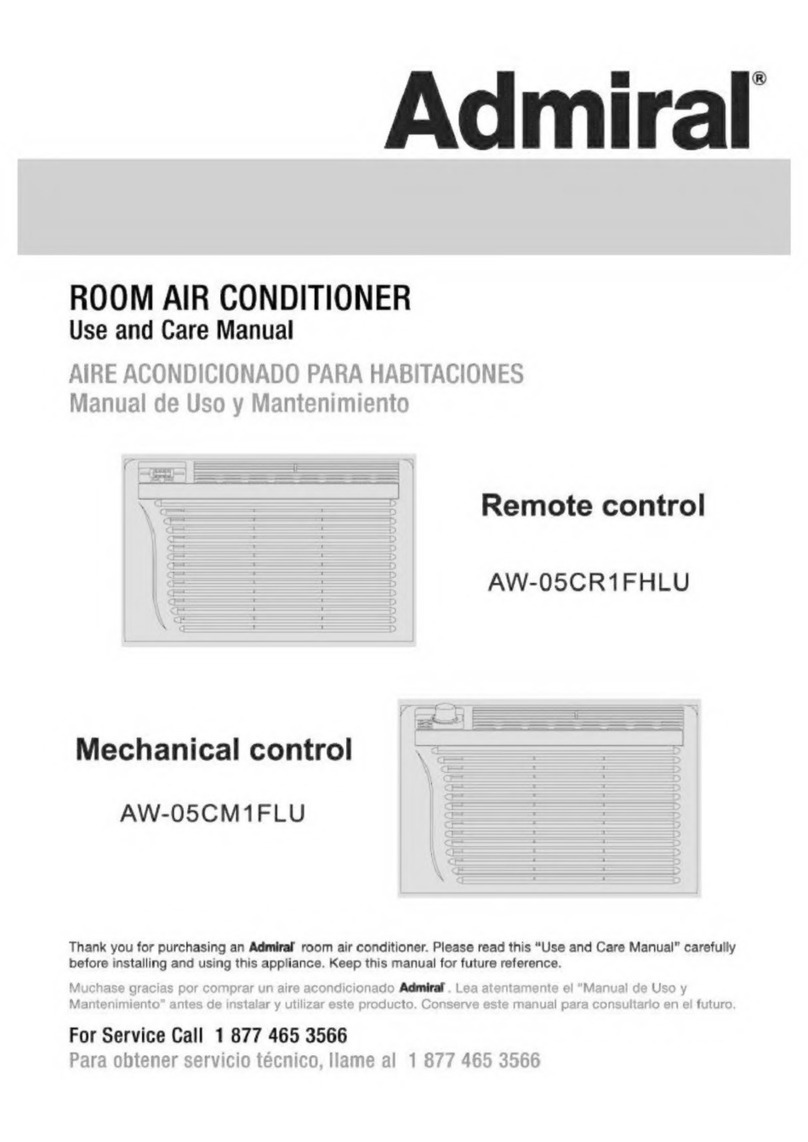 Admiral AW-05CR1FHLU User manual