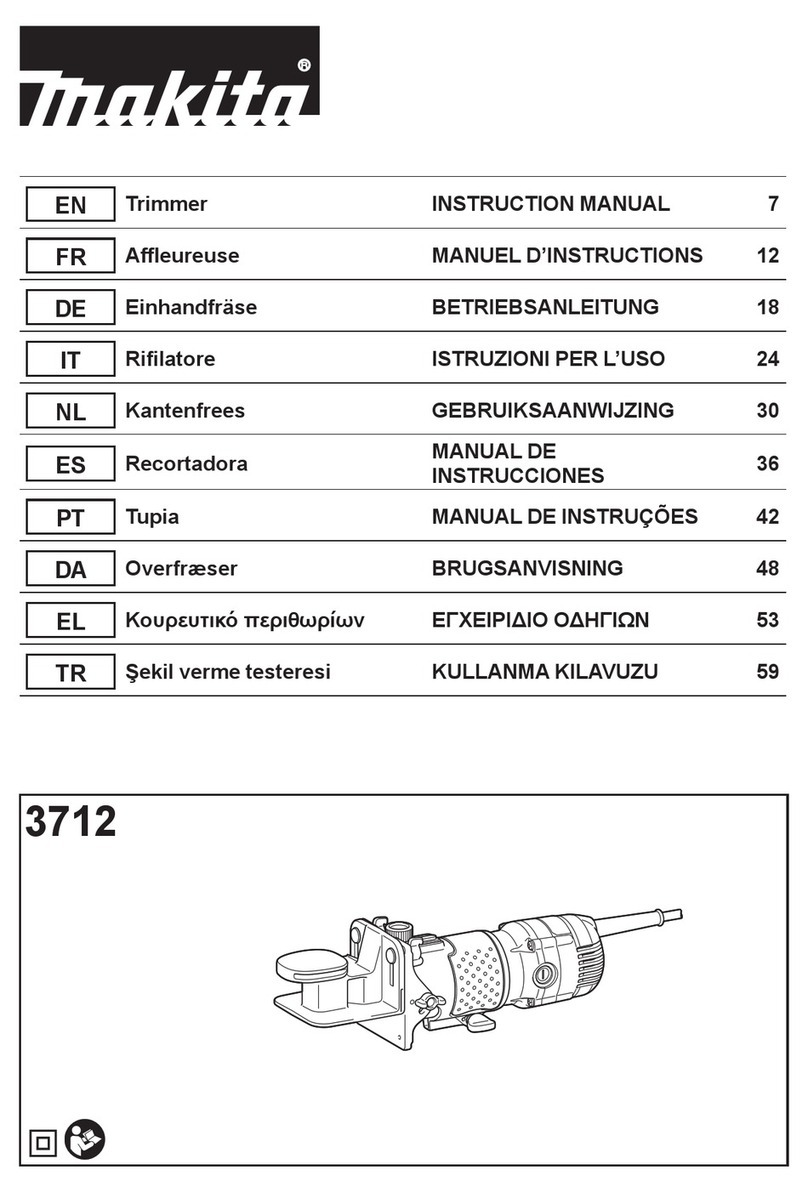 Makita 3712J User manual Makita 3712J User manual