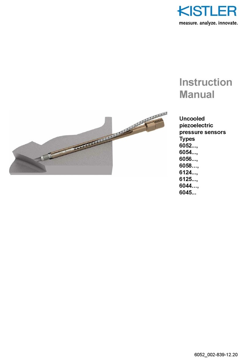 Kistler 6052 Series instruction manual