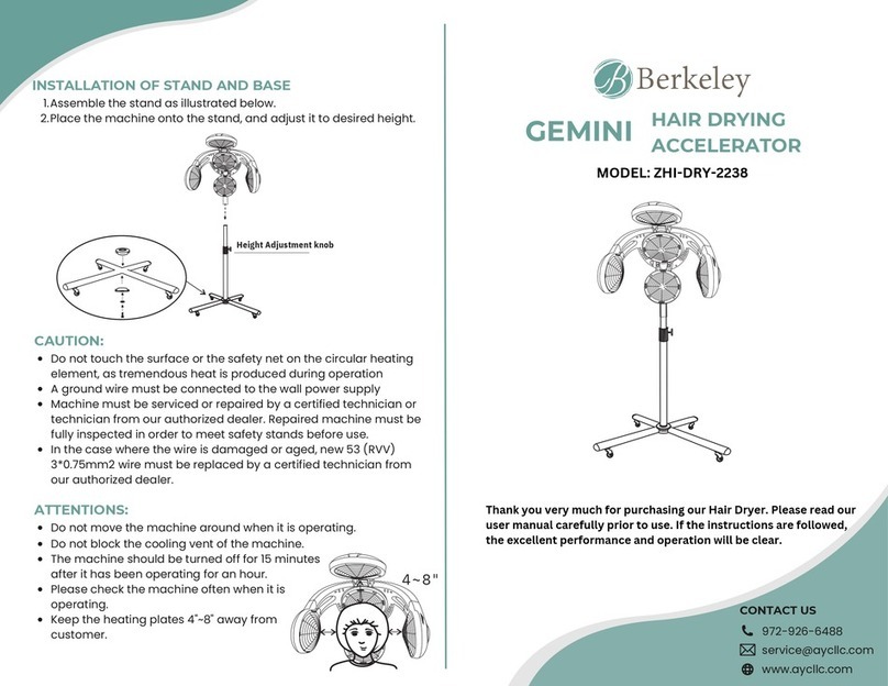 Berkeley GEMINI ZHI-DRY-2238 User manual