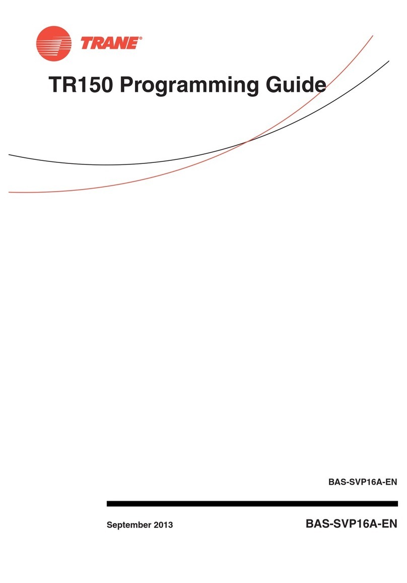 Trane TR150 Operating instructions