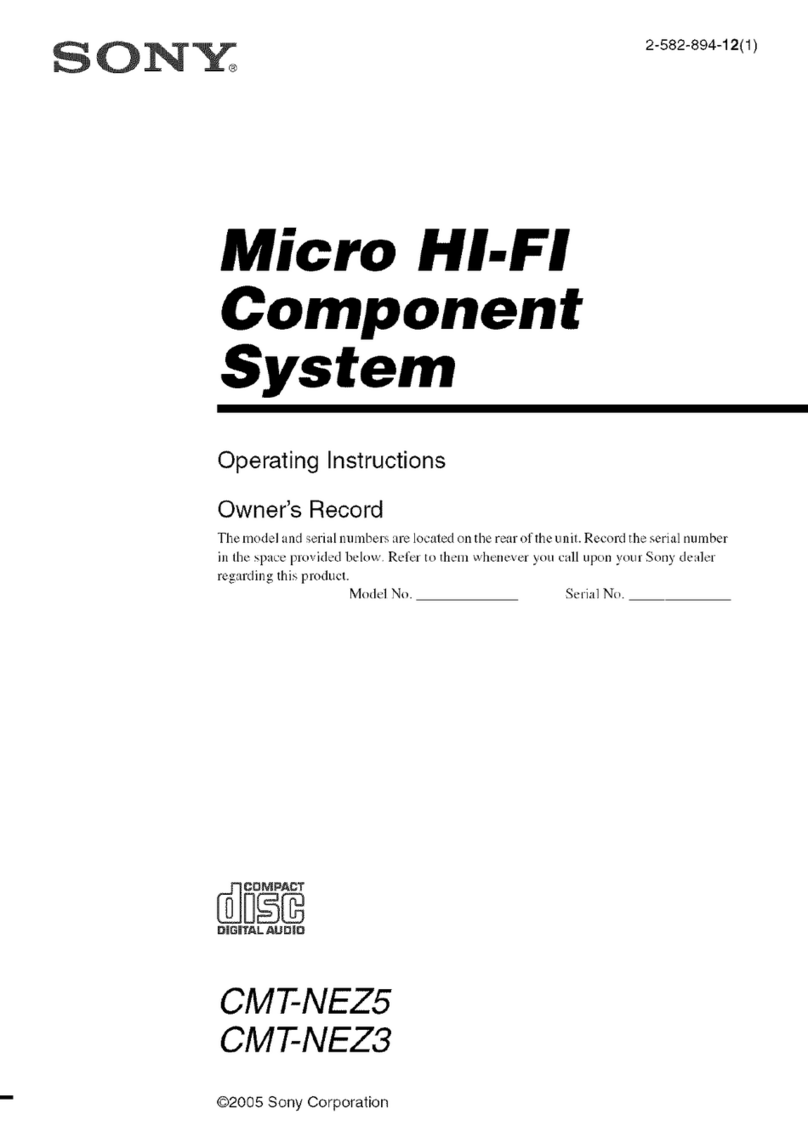 Sony CMT-NEZ5 User manual