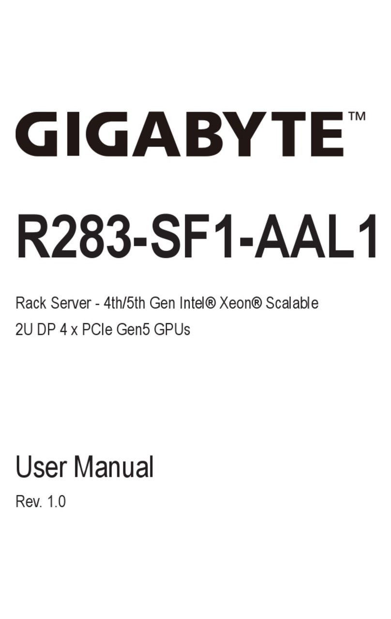 Gigabyte R283-SF1-AAL1 User manual