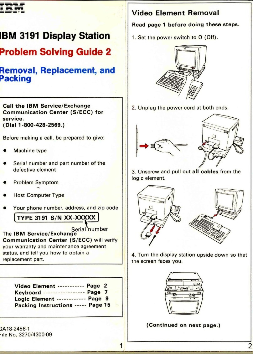 IBM 3191 User manual IBM 3191 User manual