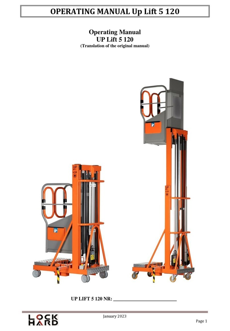 Lockhard UP Lift 5 120 operating manual