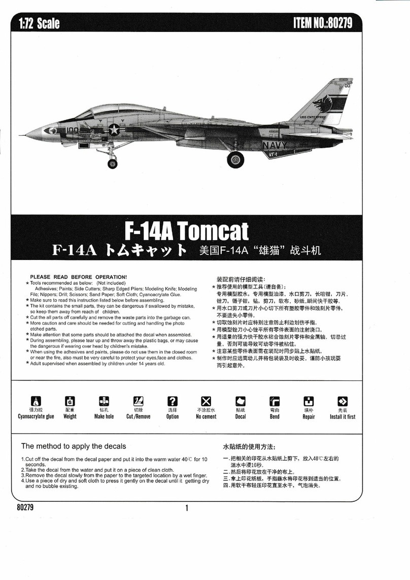 HobbyBoss F-14A Tomcat manual
