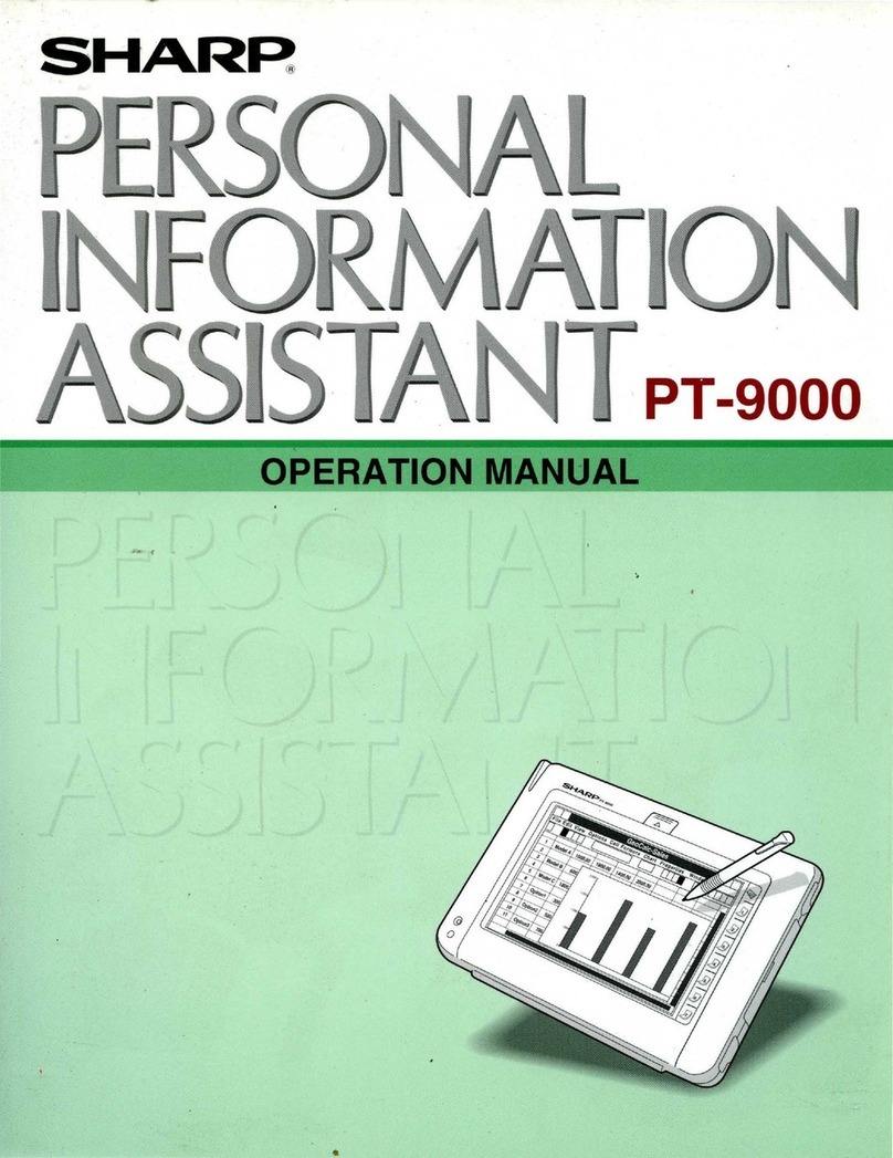 Sharp PT-9000 User manual