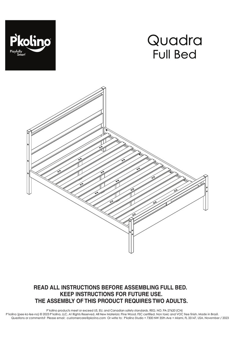 P'kolino Quadra Full Bed User manual