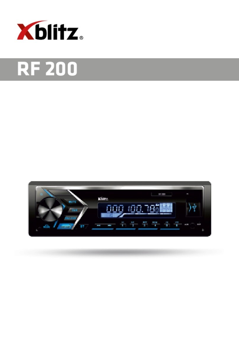 Xblitz RF200 User manual
