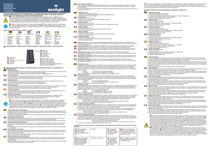 rexlight Roxx quick start guide