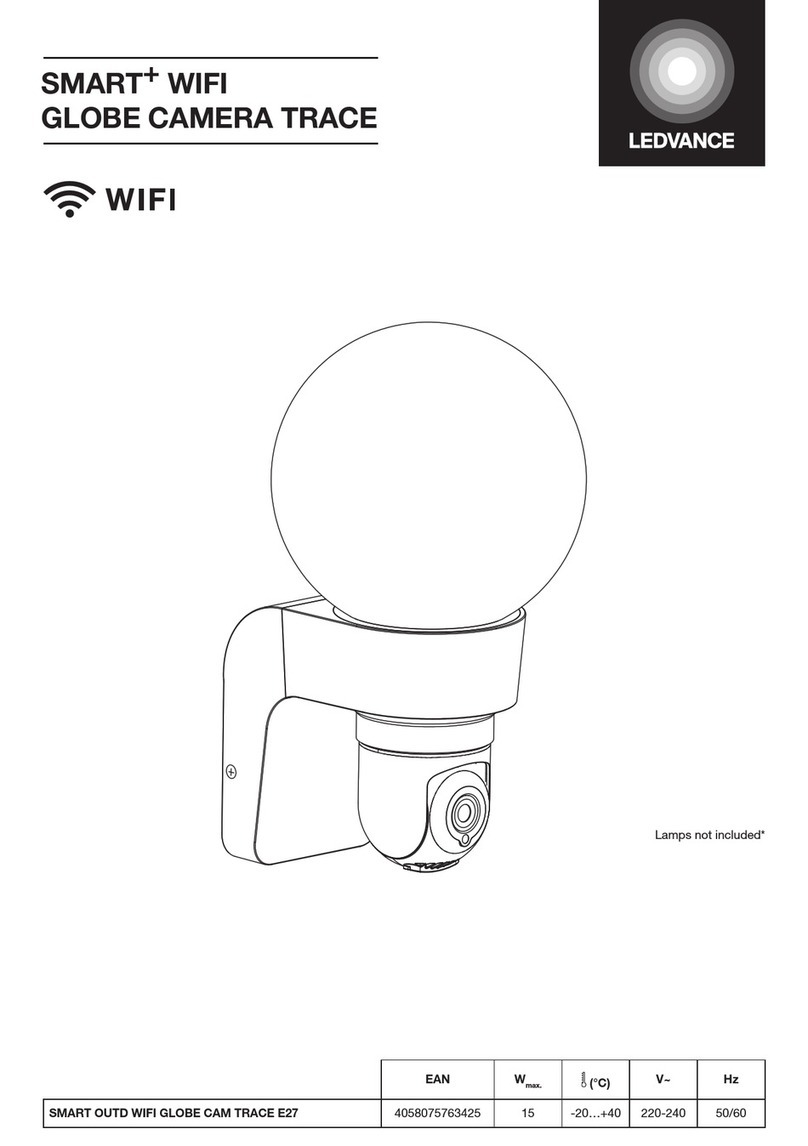 Ledvance SMART+ WIFI GLOBE CAMERA TRACE User manual