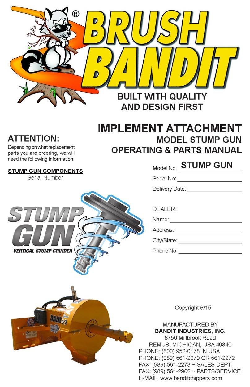 Band-it STUMP GUN operating instructions