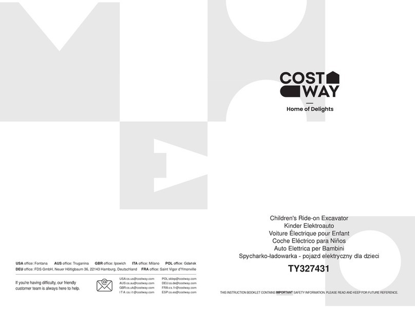 Costway TY327431 User manual Costway TY327431 User manual