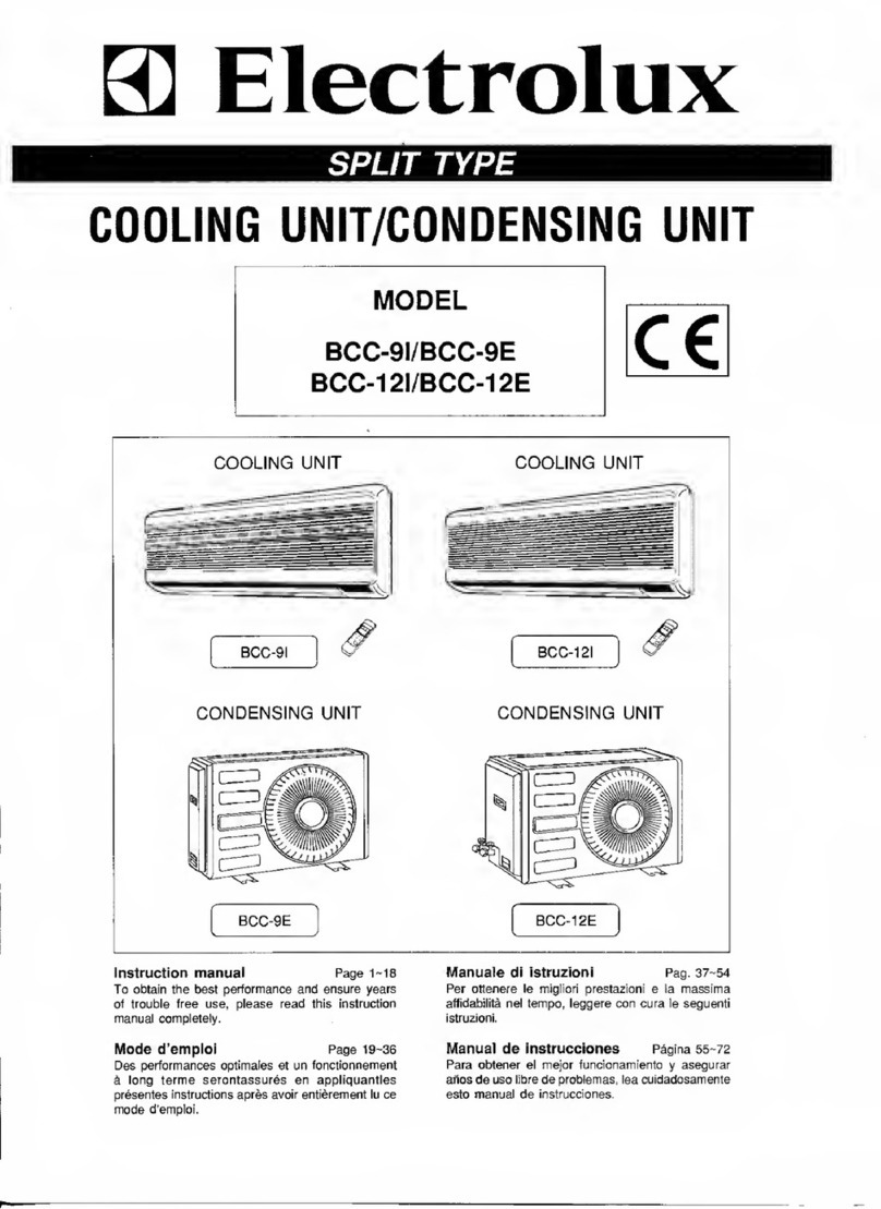 Electrolux BCC-9I User manual Electrolux BCC-9I User manual