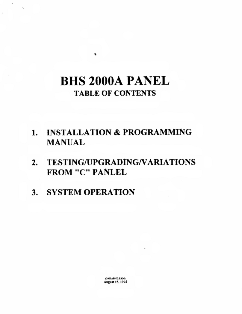 BRINKS BHS 2000A Assembly instructions
