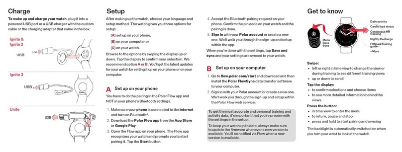 Polar Electro IGNITE Getting started guide