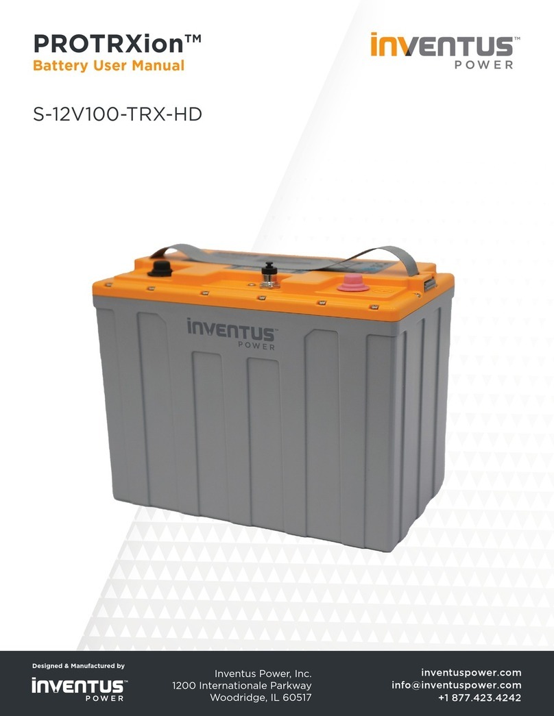 Inventus Power PROTRXion S-12V100-TRX-HD User manual