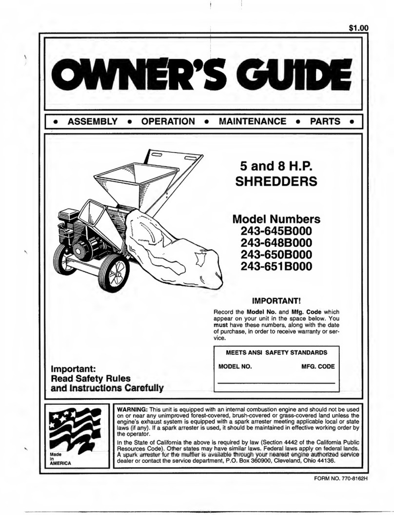 MTD 243-645B000 owner's guide