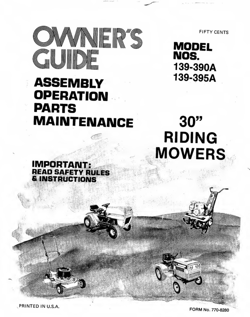 MTD 139-390A owner's guide