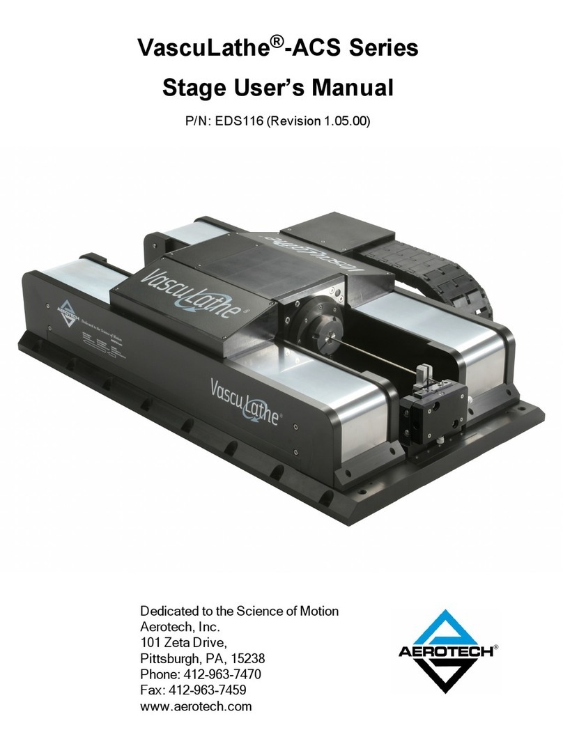 Aerotech VascuLathe ACS Series User manual