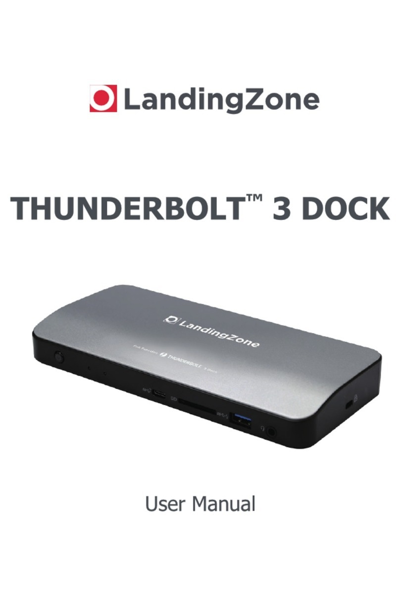 LandingZone THUNDERBOLT 3 DOCK user manual