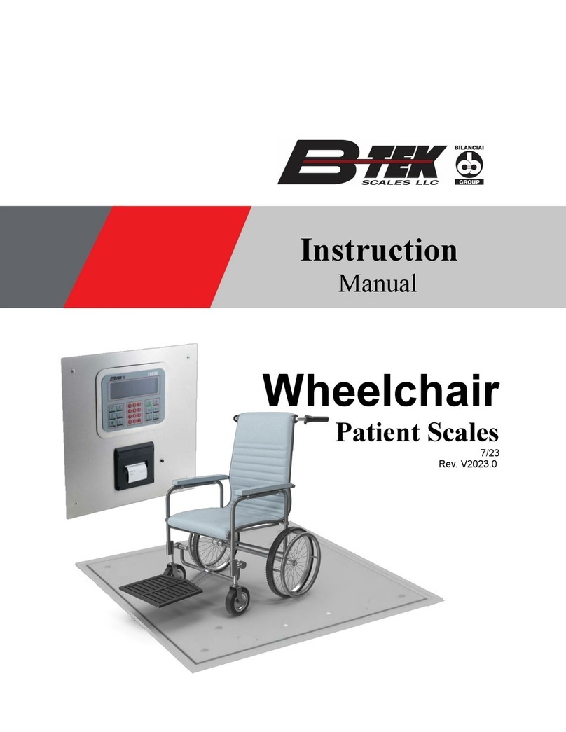 B-TEK Scales Above-ground instruction manual