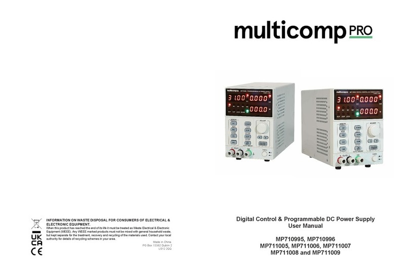 multicomp pro MP710995 user manual