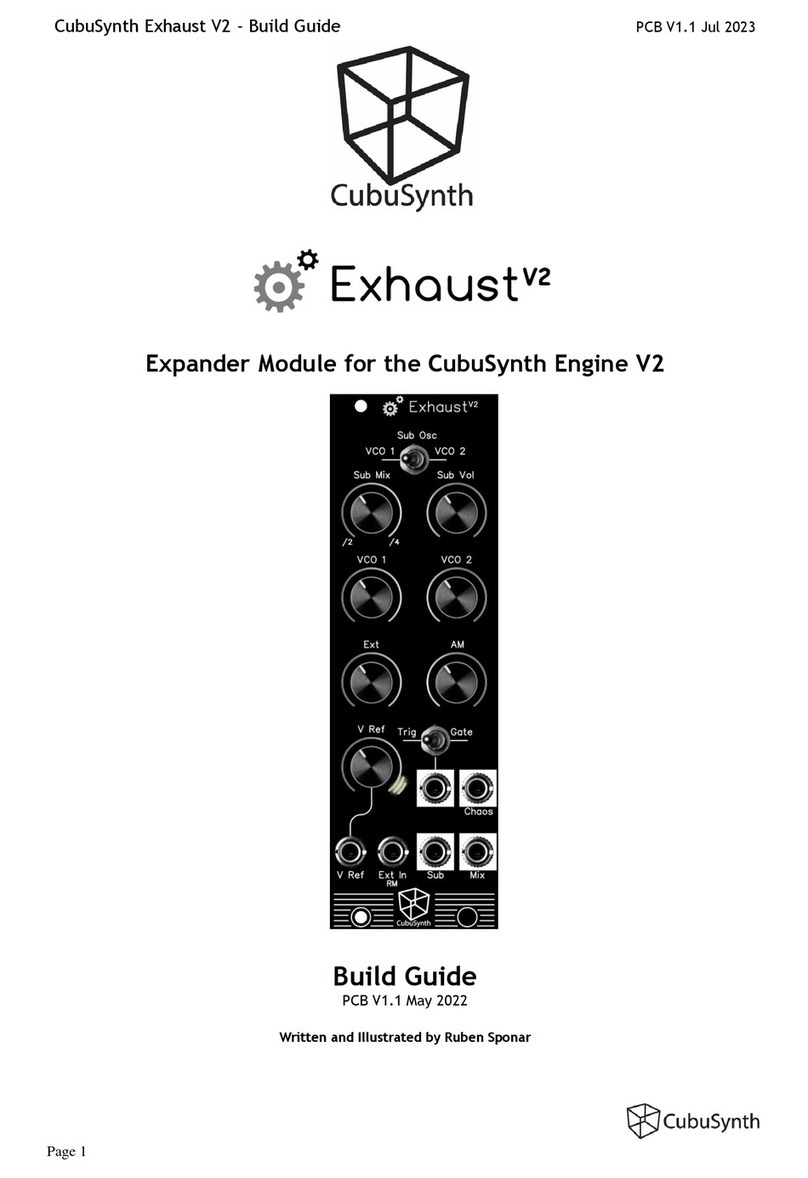 CubuSynth Exhaust V2 User manual