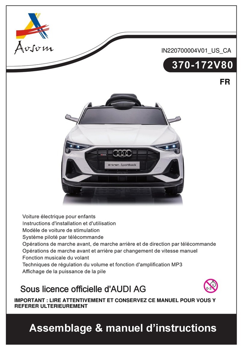 Aosom 370-172V80 User manual