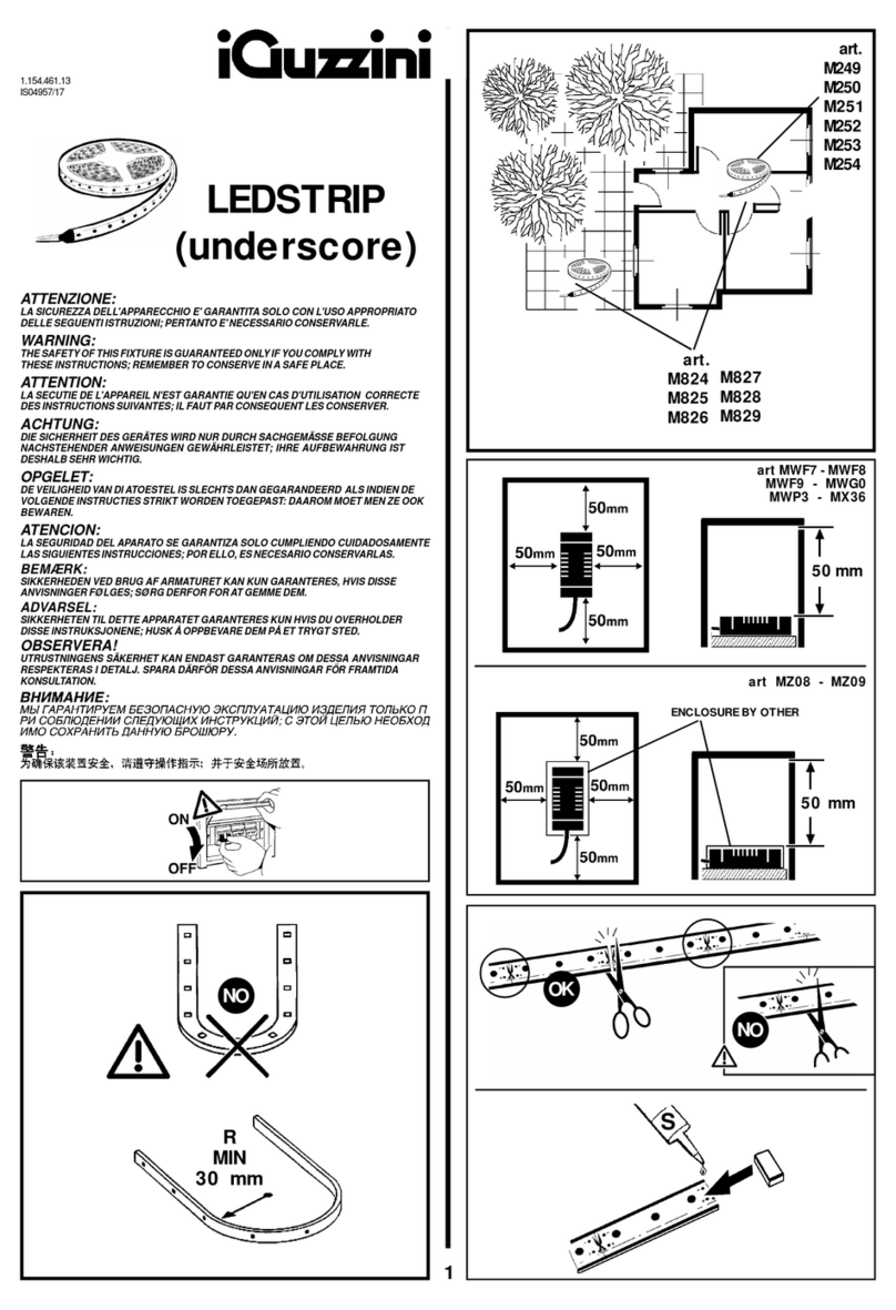iGuzzini M249 User manual
