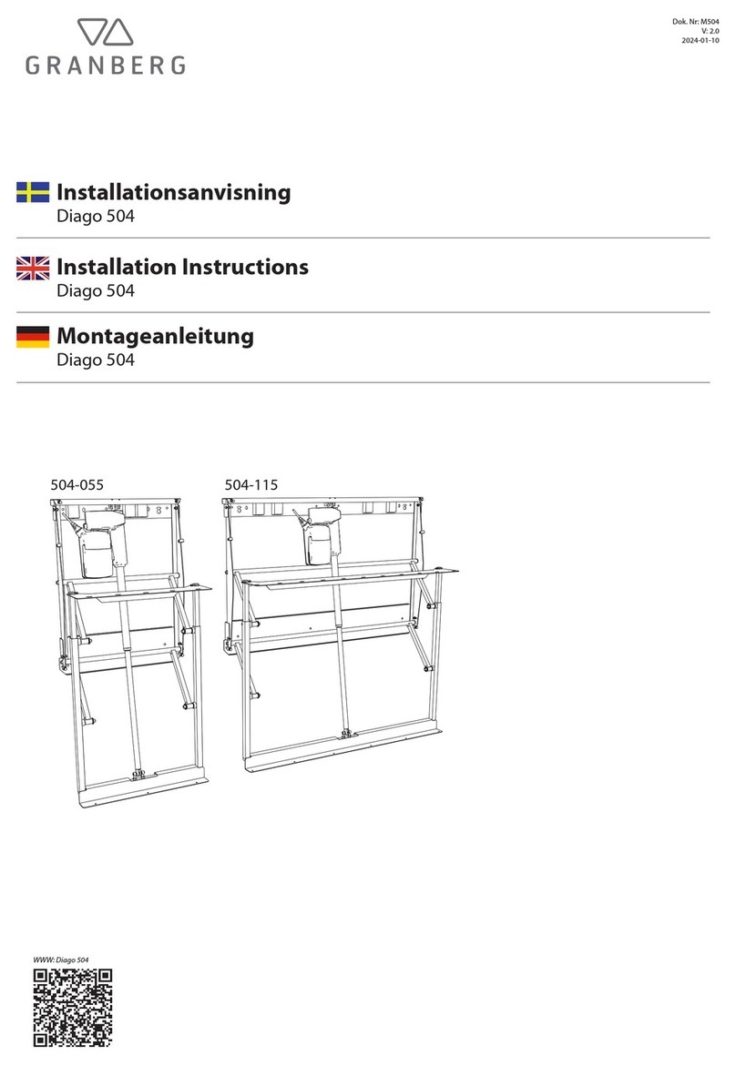 Granberg Diago 504 User manual