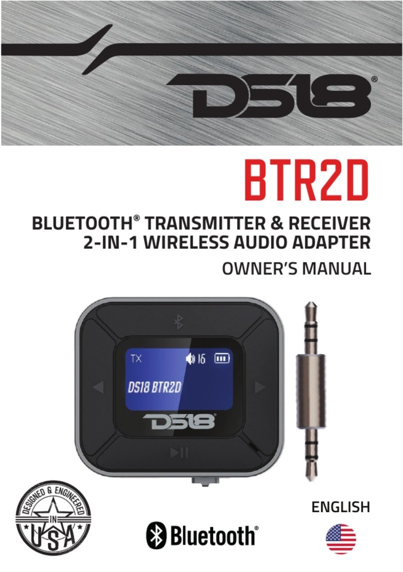 DS18 BTR2D owner's manual