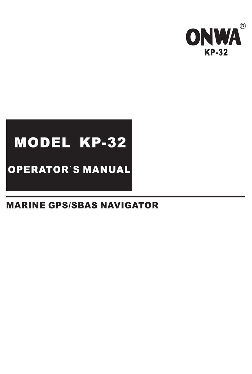 Onwa KP-32 Operator's manual