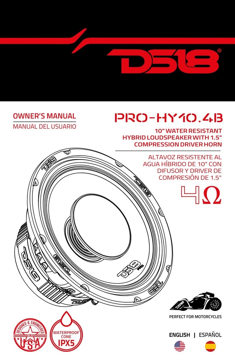 DS18 PRO-HY10.4B owner's manual