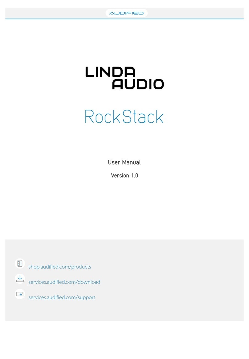 AUDIFIED LINDA AUDIO RockStack user manual