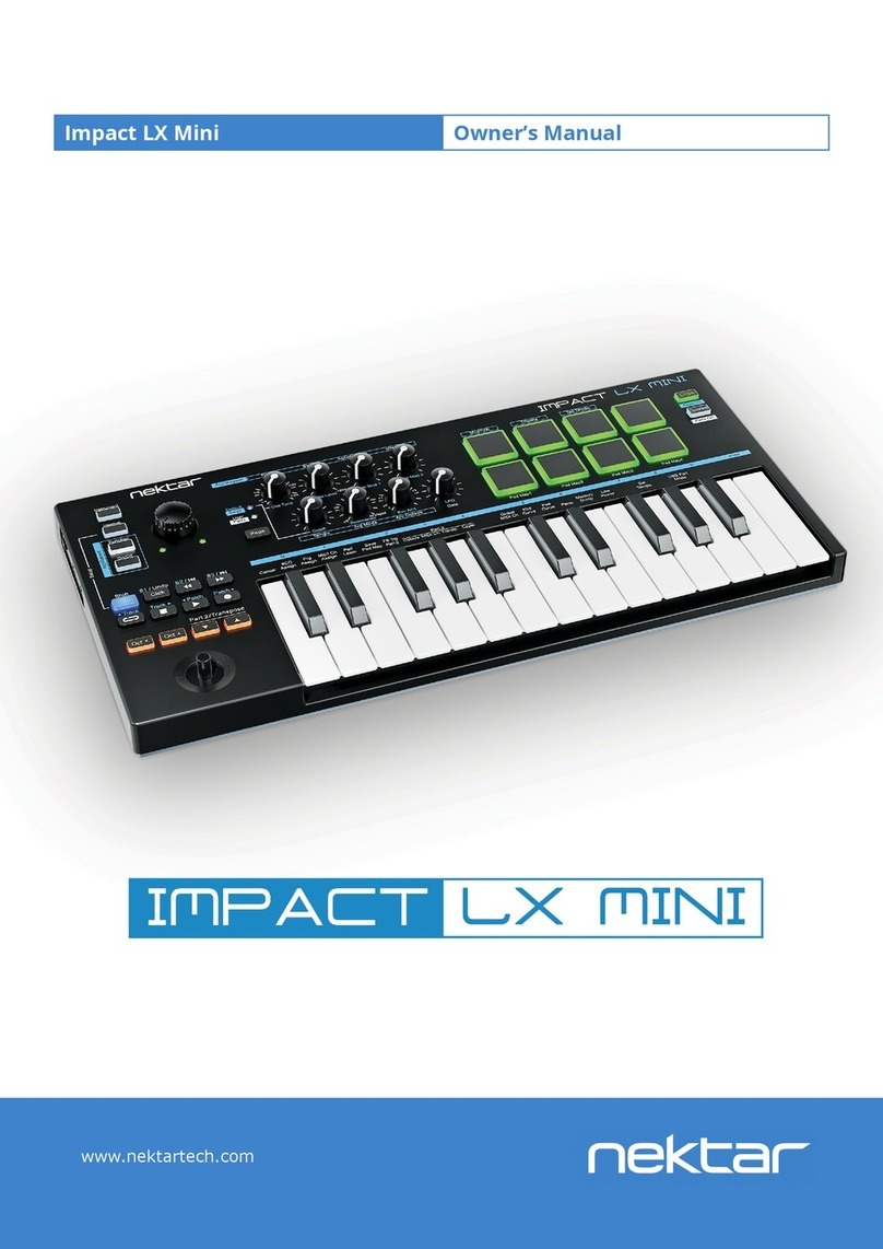 Nektar Impact LX Mini User manual