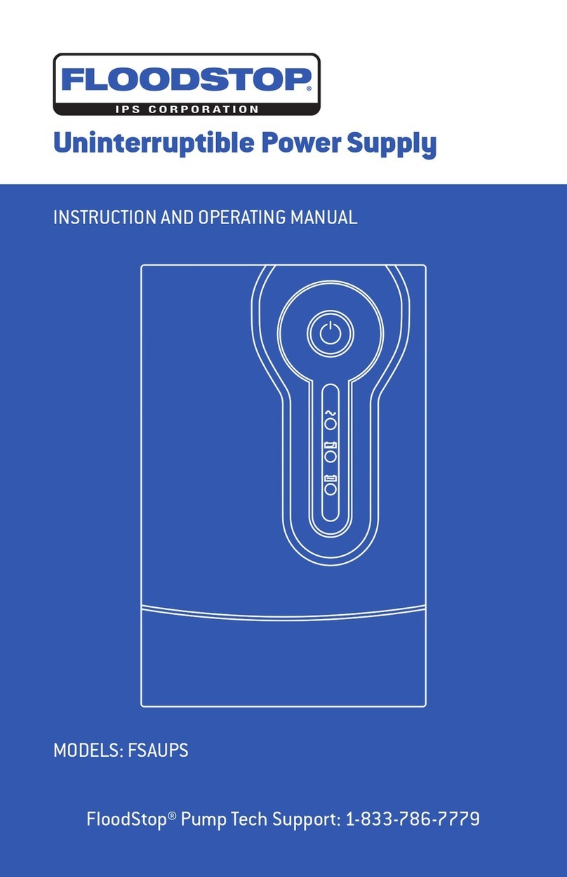 Floodstop FSAUPS Instructions and operating manual