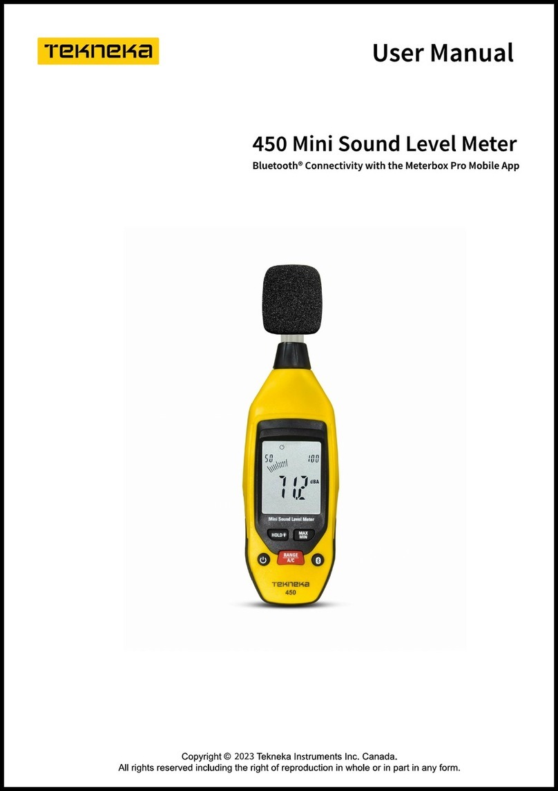 Tekneka 450 user manual
