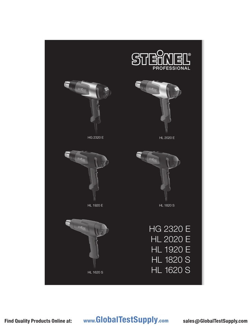 STEINEL PROFESSIONAL HG 2320 E Instruction book