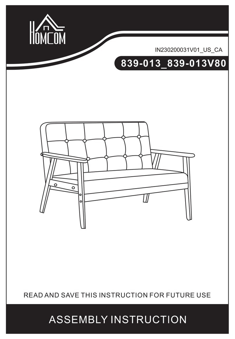 HOMCOM 839-013 User manual HOMCOM 839-013 User manual