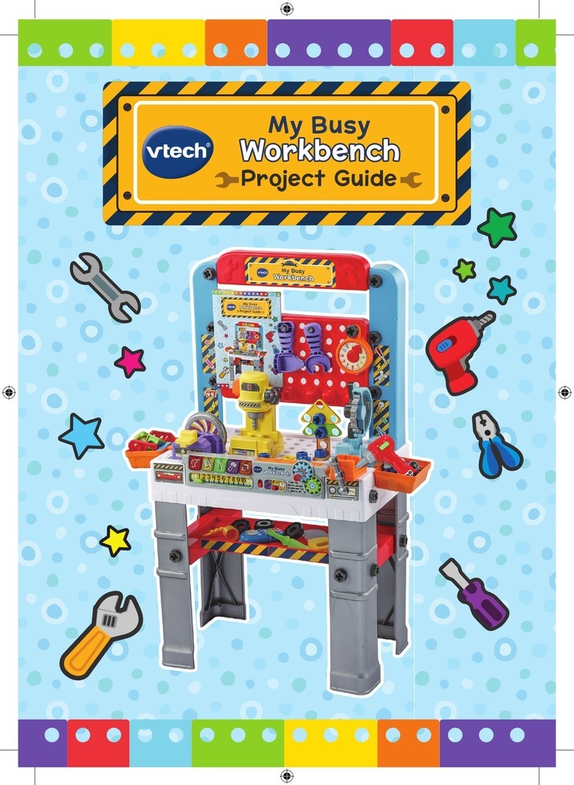 V-tech My Busy Workbench Project guide V-tech My Busy Workbench Project guide