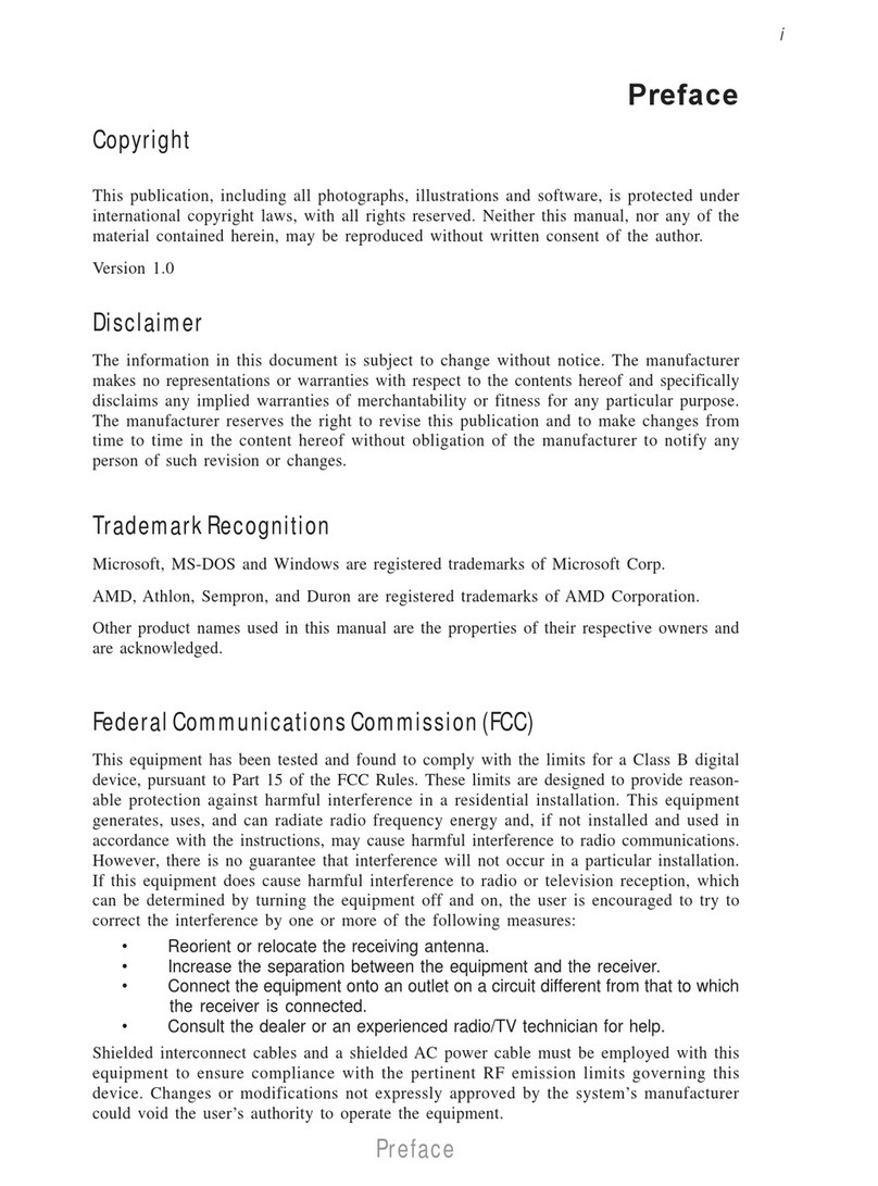 PCchips A11G User manual