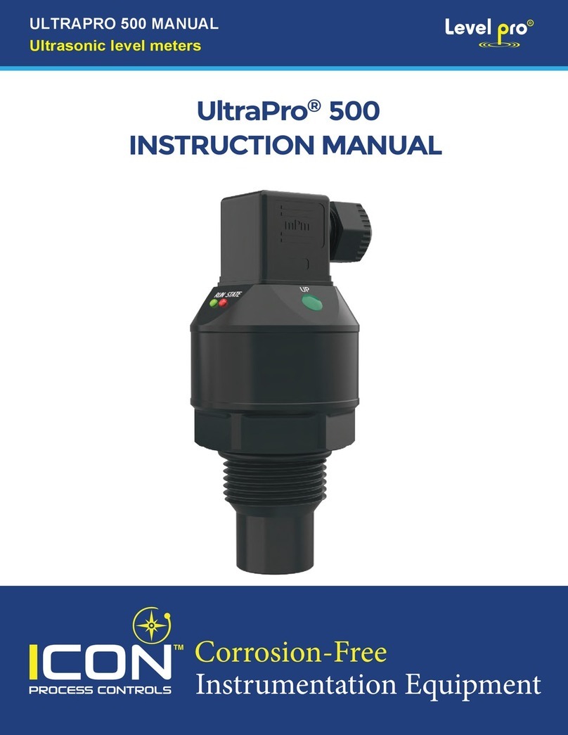 Icon Process Controls Level Pro UltraPro 500 Series User manual