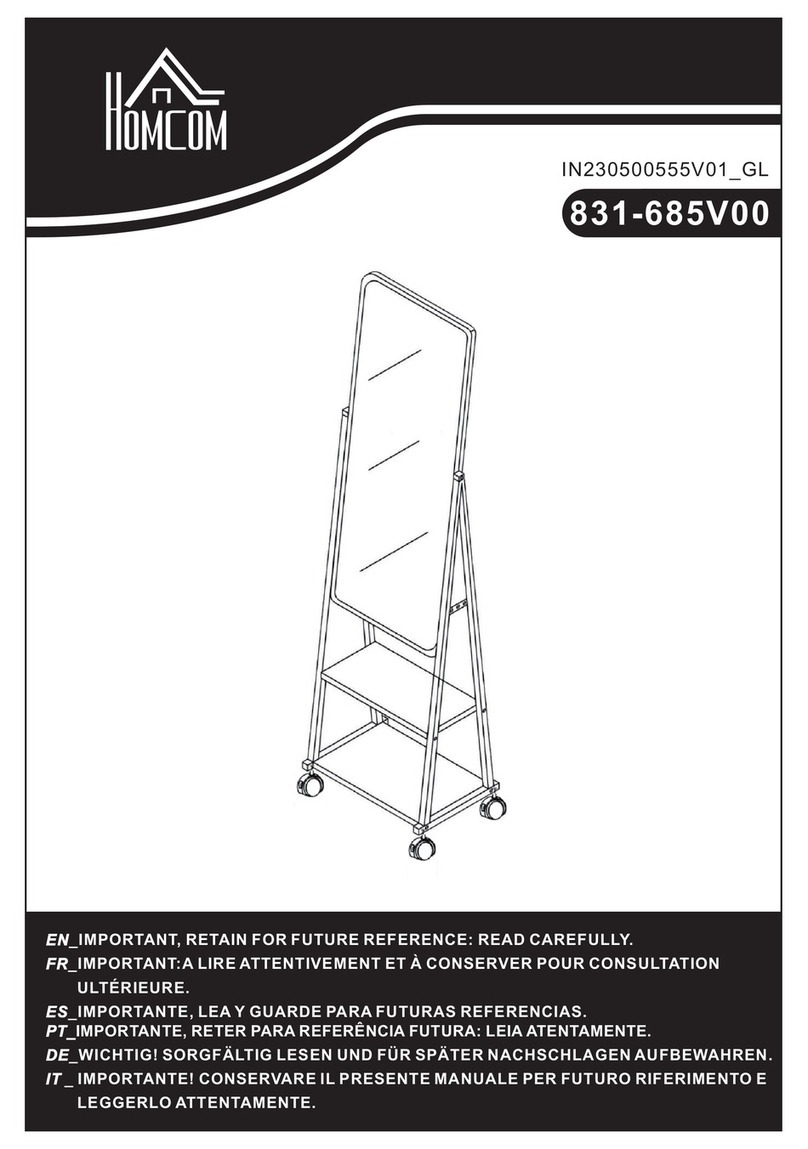 HOMCOM 831-685V00 manual HOMCOM 831-685V00 manual