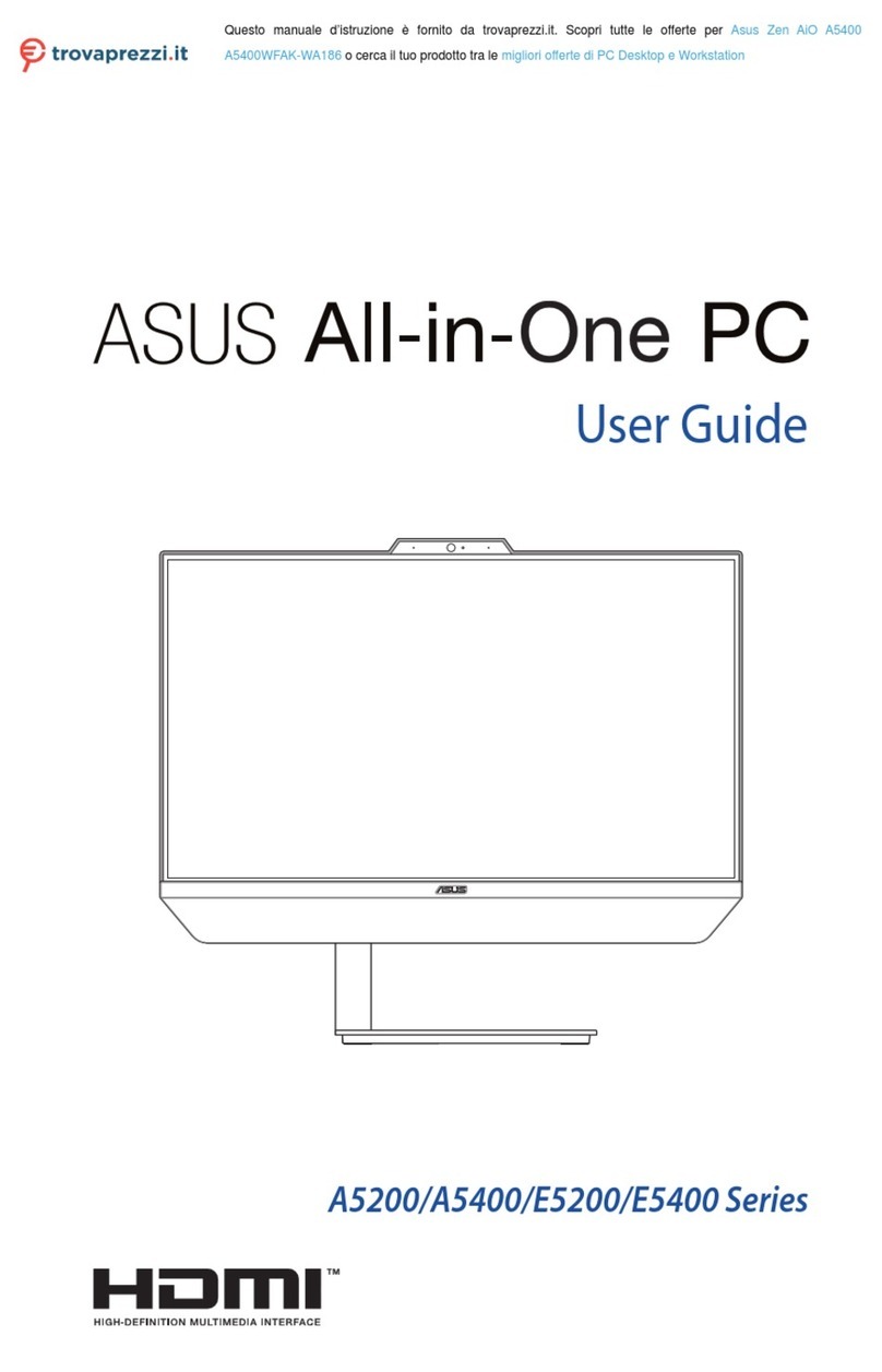Asus Zen AiO A5200 Series User manual Asus Zen AiO A5200 Series User manual