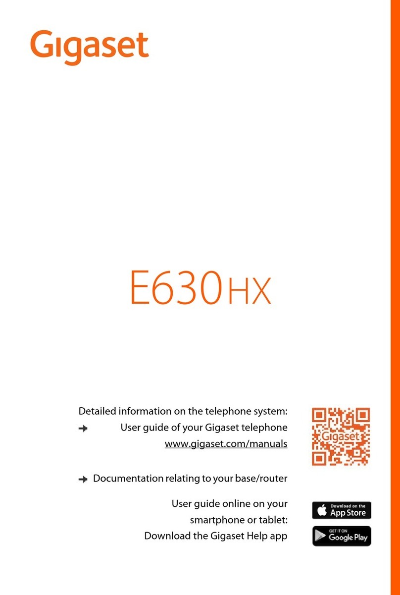 Gigaset E630hx User manual
