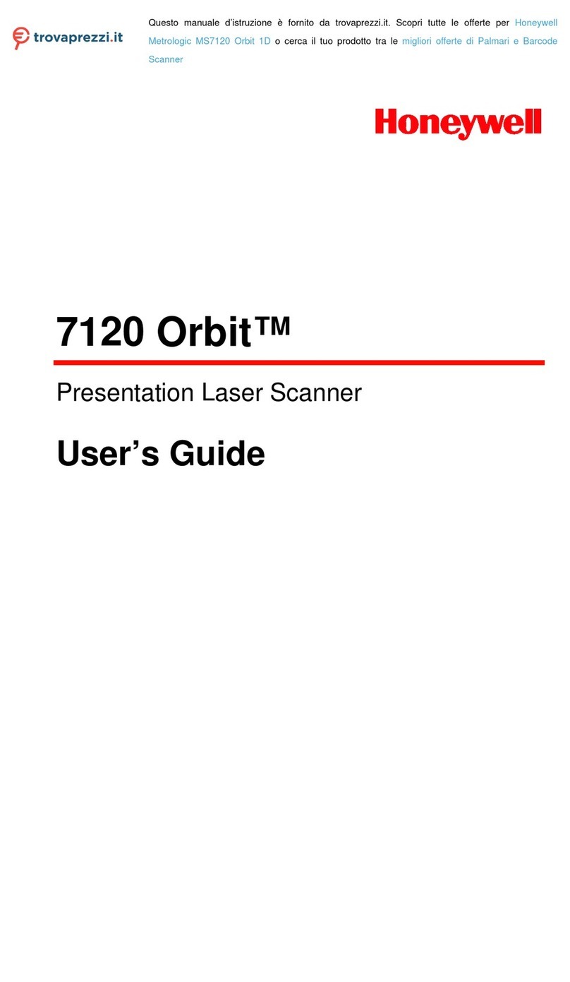 Honeywell 7120 Orbit User manual Honeywell 7120 Orbit User manual